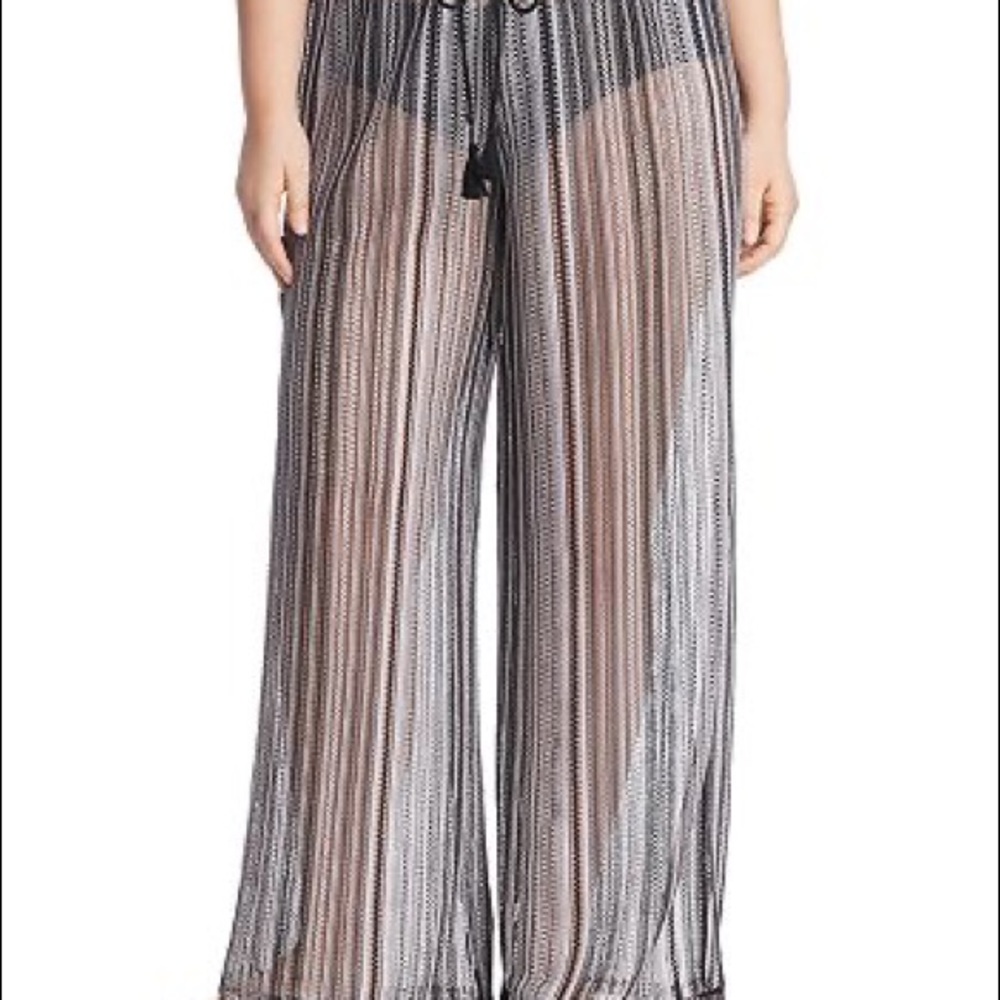 rebecca virtue bathing suit cover pants beachy